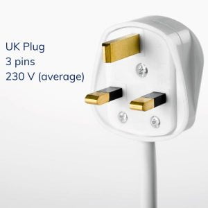 UK Plug 3 pins 220-240 V