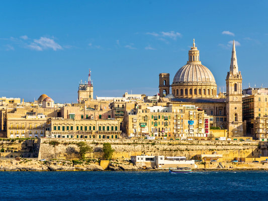 capital cities of eu countries list - Valletta
